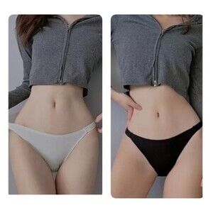 Bundle of 2 Sexy Sport Underwear Panties Cotton Black&Green (Size L)